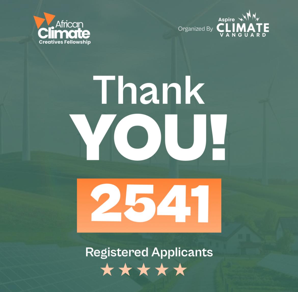 African Climate Creatives Fellowship Closes Applications for 2nd Cohort